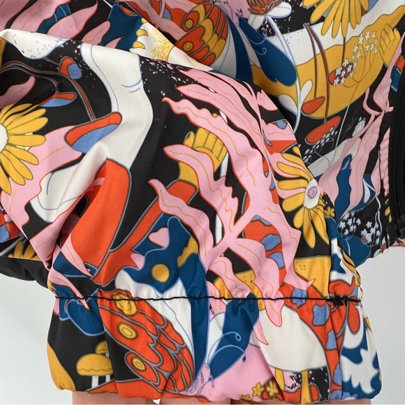 The North Face Hydrenaline 2000 Windwall Jacket Black Multicolored Print NWT - Picture 15 of 17